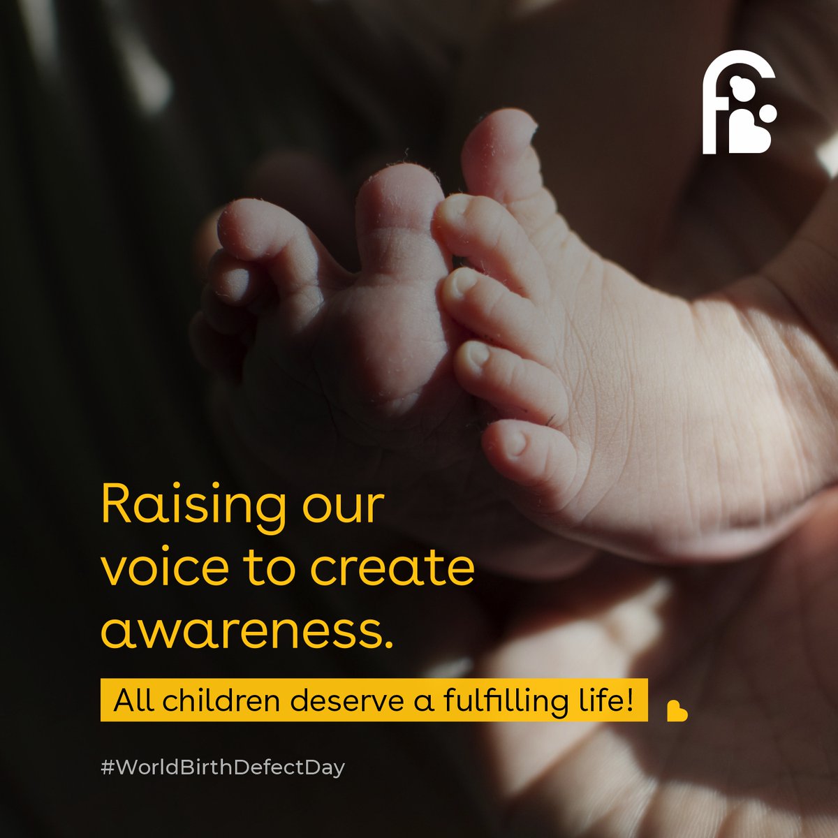 1 in every 33 babies born is affected by a birth defect. Improving research and quality newborn care gives every child a chance to thrive. #WorldBirthDefectDay #WorldBDDay