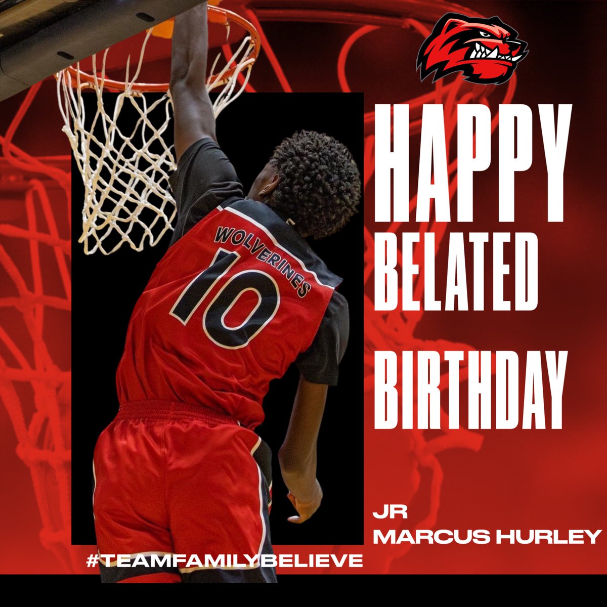 🚨 BRITHDAY ALERT 🚨 Happy Belated Birthday to Marcus Hurley‼️ #TeamFamilyBelieve #WestUp
