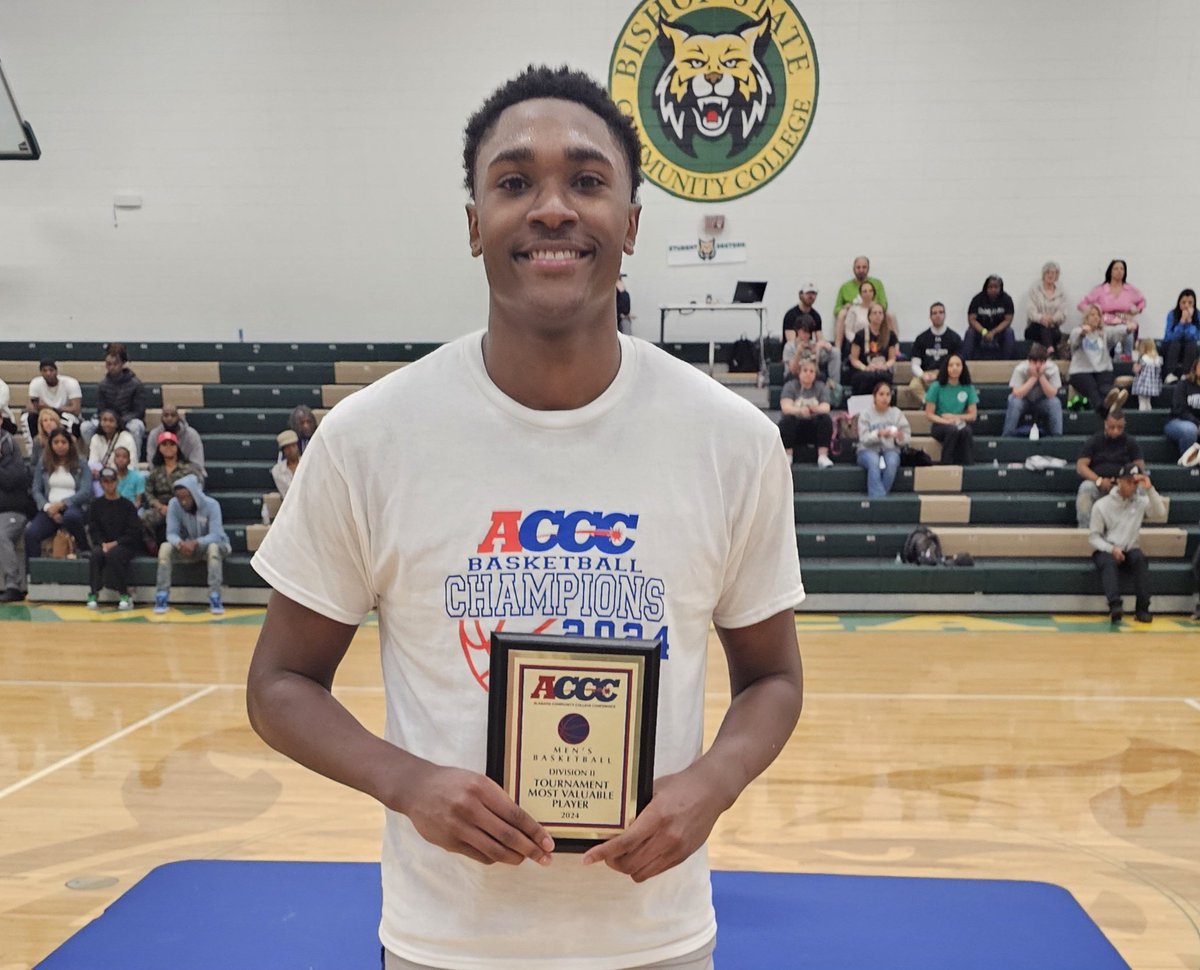 Congratulations to Donte Bacchus of @SneadMbb on being named @acccathletics Division II Men's Basketball Tournament Most Valuable Player.