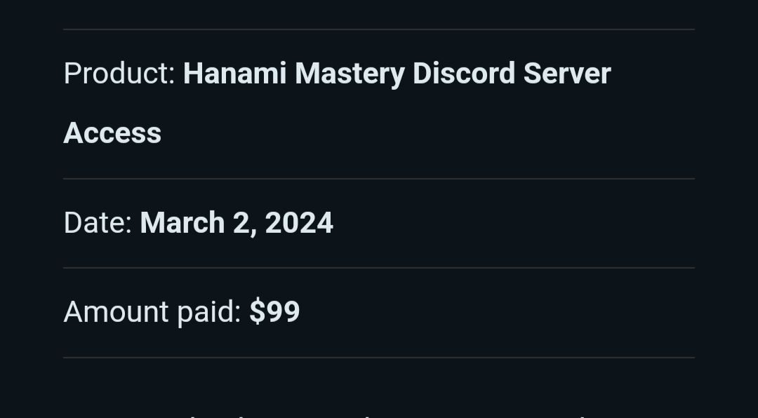 Today we got our first official sale of permanent access to our private #ruby discord server! 🥂.

buff.ly/42ZmYMW

Thanks! <a href="/hanamirb/">Hanami</a> community can be small, but it's awesome!
