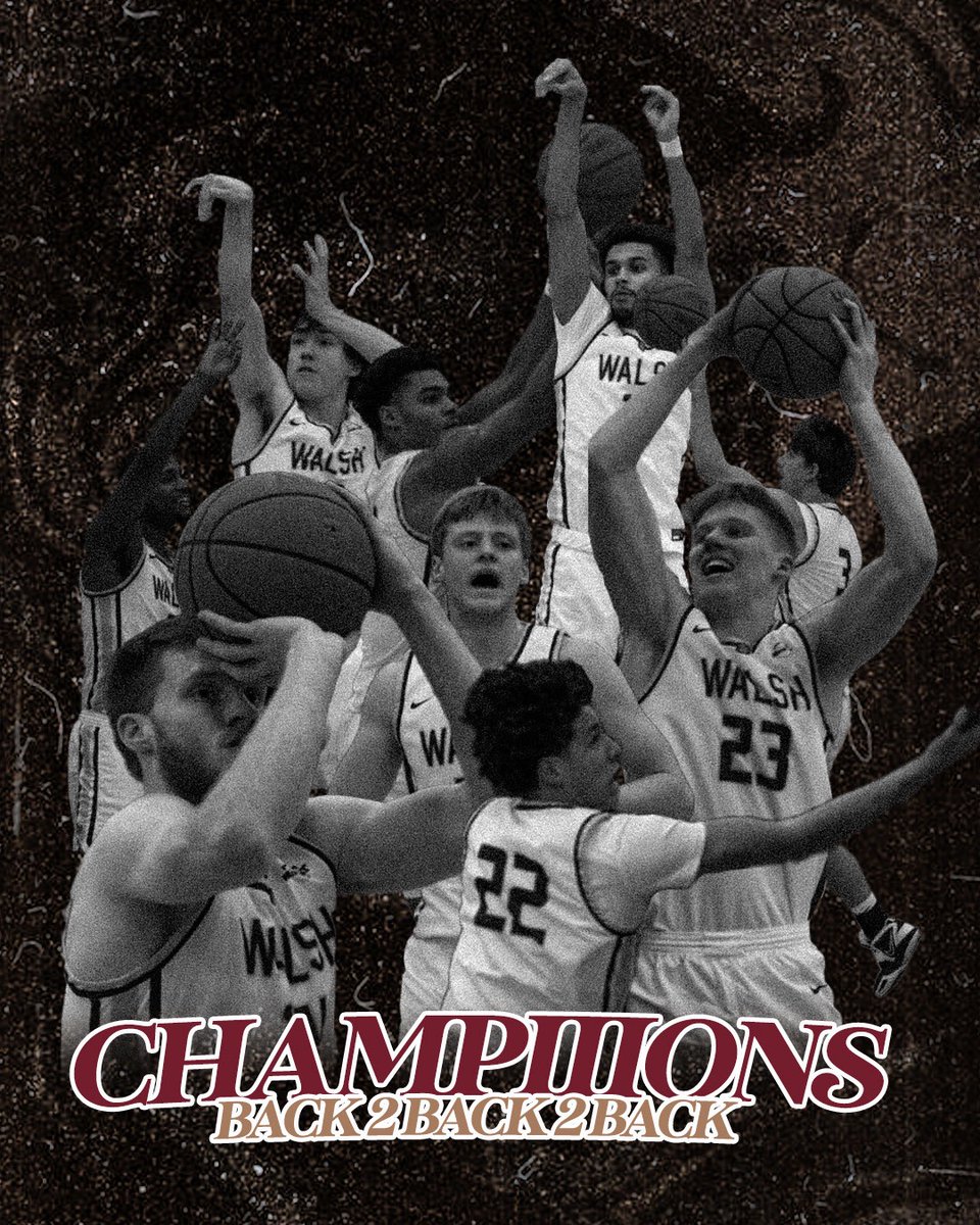 BACK to BACK to BACK 🏆🏆🏆

Your Walsh University Cavaliers are G-MAC Regular Season Champs!

After starting 1-3 in conference play, the Cavaliers strung together 14 out of 16 to clinch the regular season title for the 3rd year in a row!

#GoCavs