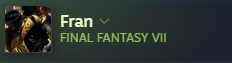franticalle's tweet photo. trying out this final fantasy 7 everyone is talking about.. surely i dont need to have FOMO... surely https://t.co/2VHzUlqn79