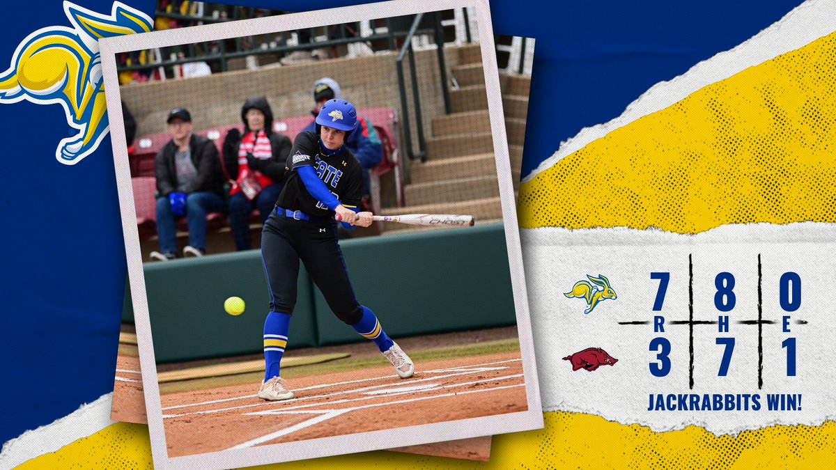 Jackrabbits WIN!

We knock off the Razorbacks for our first nationally-ranked victory of the season. #GoJacks 🐰
