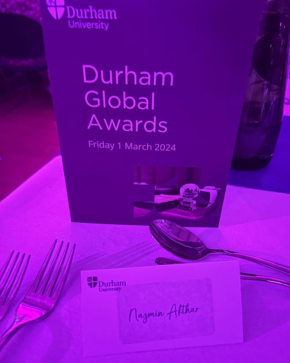 Yesterday I had the pleasure of attending the Durham Global Awards Dinner at Stephenson College, held as part of @durham_uni’s Durham Global Week activities 🌎 #DUGlobalWeek