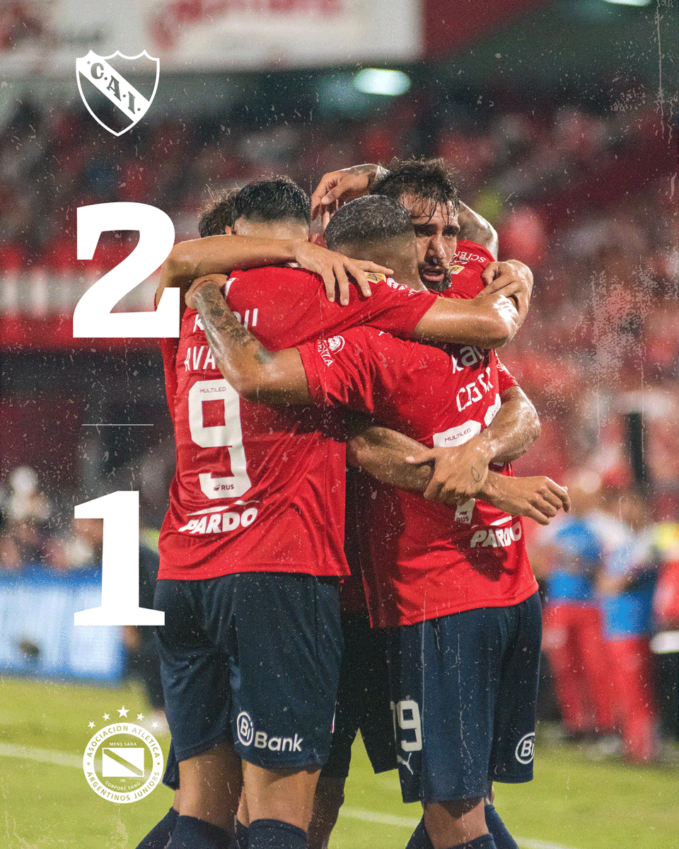 Independiente's tweet photo. ¡GANÓOOOOOOOOOOOOOOOOOOOOOOOOOOOOOO #INDEPENDIENTE!

#TodoRojo 🔴 https://t.co/Vq70XK06zi