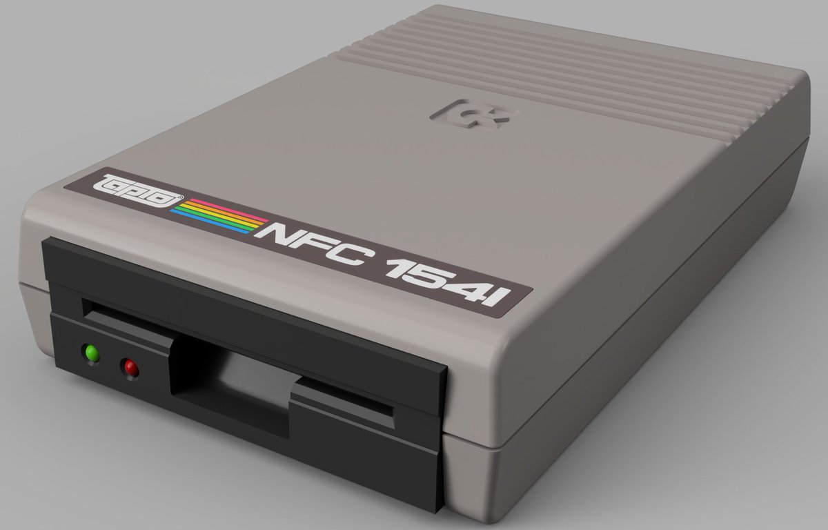 Bedroom_Ninja's tweet image. NFC 1541 design complete and printing. If I&apos;m happy with the print, it will be released tomorrow! #Tapto #TeensyROM