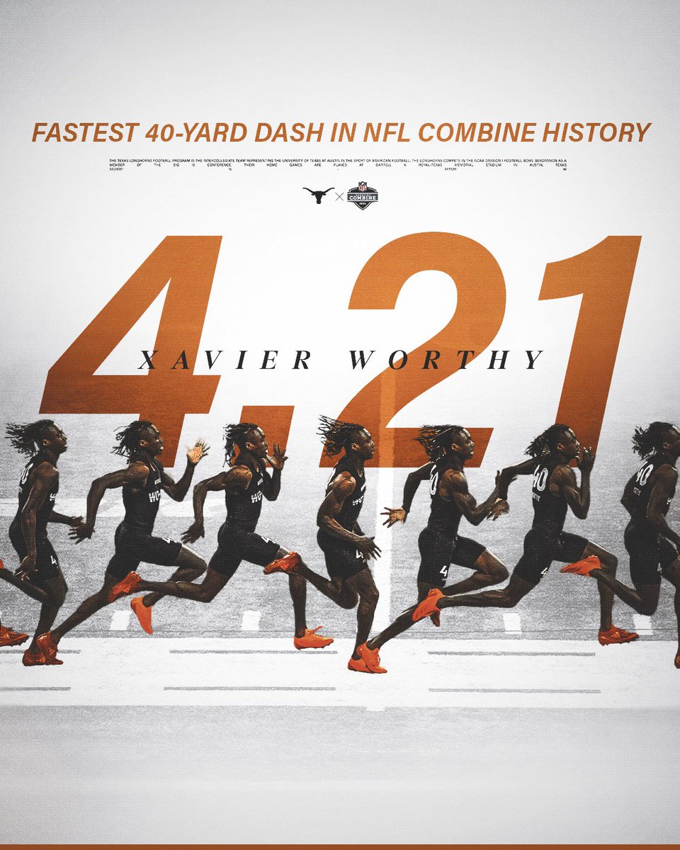 A Record Breaking Run 🤘

<a href="/XavierWorthy/">Z A Y 🖤</a> x #NFLCombine