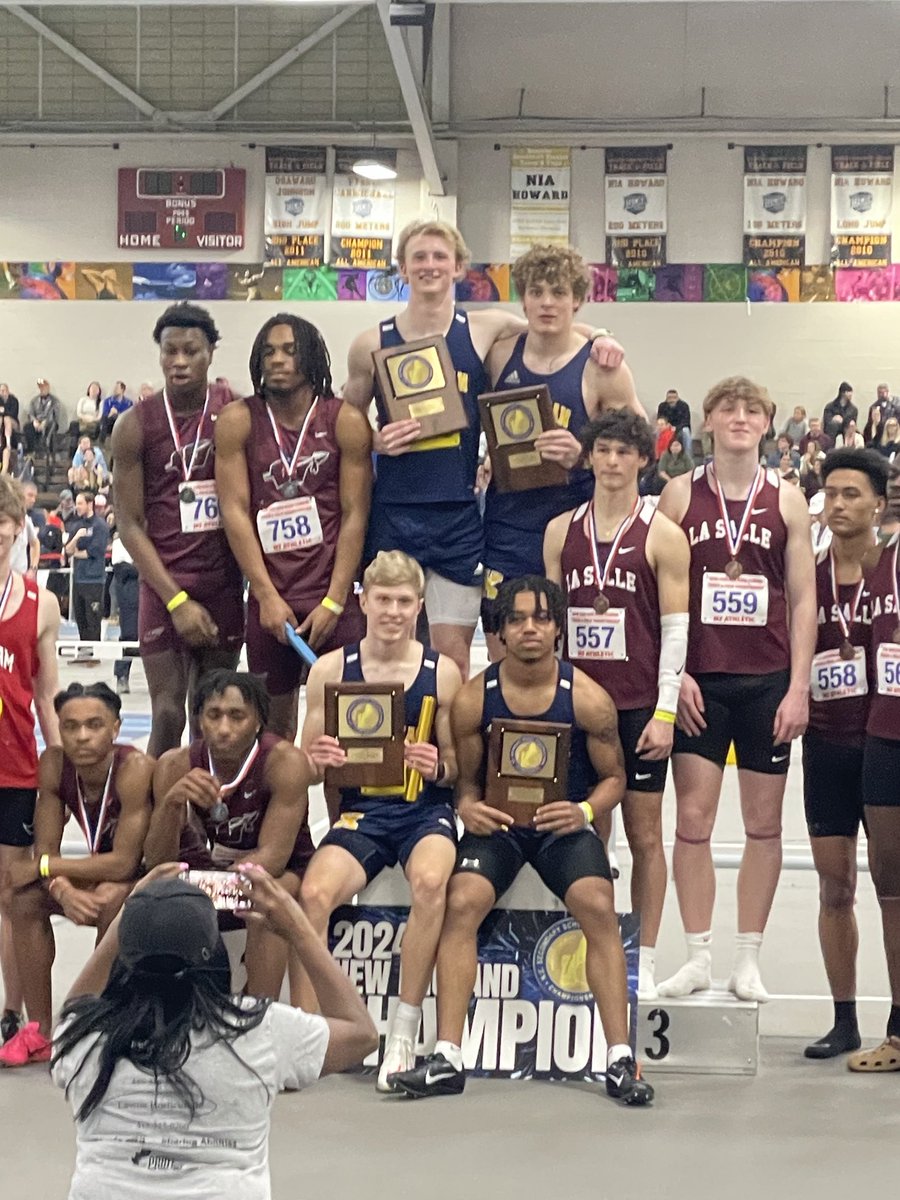 Xaverian_Hawks's tweet image. New England Champions! 128.90 (new meet record!) Great job guys!