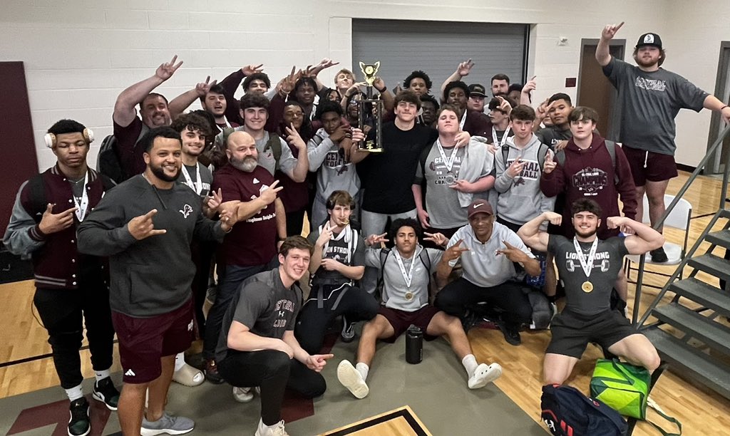 Back to Back AAAA Weightlifting State Champs! Proud of these kids man!!! #LIONSTRONG 🧱 @LIONSTRONGFB @GACACoaches @NwGaFootball