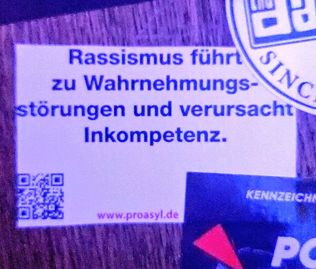 Nur damit ihrs wisst.

#fcknzs #fckafd #keinMMnachrechts