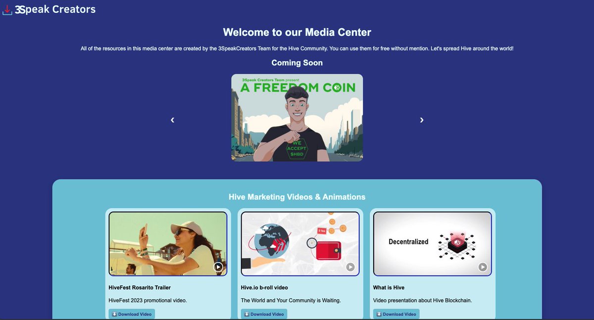 🐝 Searching for captivating marketing videos to showcase the brilliance of Hive? 

Look no further! Explore a treasure trove of creative content at 3speakcreators.com. 

#Hive #Marketing #CreativeContent <a href="/3speaktv/">3speaktv</a>