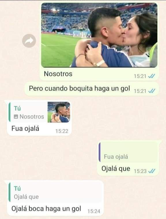 Ojala boca haga un gol