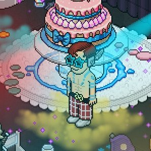 MekarHB's tweet image. - Hoje é dia de ficar colorido! ✨🎂🎊

Nick: Mekar #Habblet15Anos