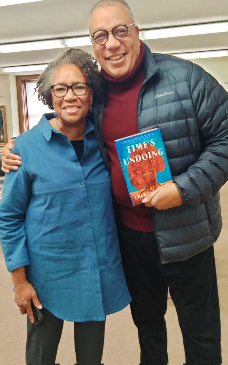 Great to see brilliant author Cheryl Head and listen to her speak about her latest great book TIME'S UNDOING at the Detroit Public Library.