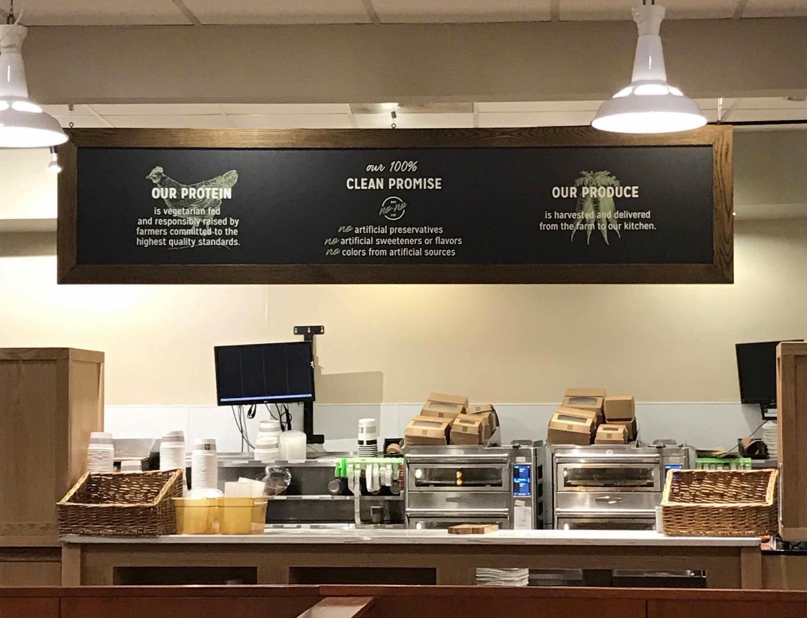 Panera instructs stores to dismantle their animal welfare claims signs to “allow us to consider additional sources of supply and more effective pricing.” 

Those claims include grassfed, pasture-raised, and No Antibiotics Ever protein. #AgX
