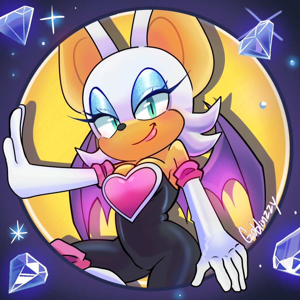 goBlinzzy's tweet image. Rouge the Baddie 💜