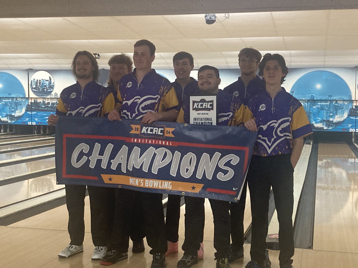 kcacsports's tweet photo. Congratulations to your 2024 KCAC Men's Bowling Invitational runner-up, @USM_Athletics, and champion, @kwucoyotes! #KCACbowling
Bracket: https://t.co/d99h0DReTf
@NAIA https://t.co/VLgcQ4v8pA