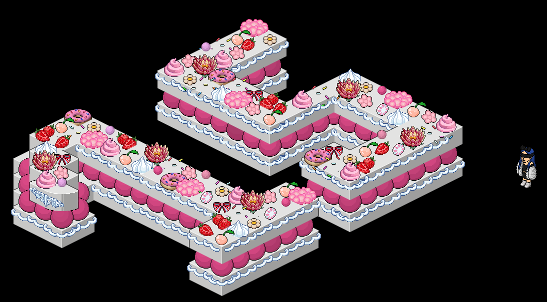 ameliablet's tweet image. depois de tanto festejar, se encher de bobassa e dar pt, bletinha vai comer um pedaço do seu bolo pra ajudar a subir a glicose 😝 #Habblet15Anos