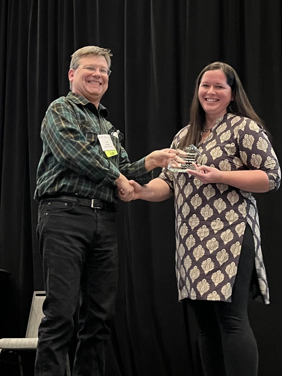 The 2024 MGC Leadership Awardees Mark Lubkowitz and Ruth Wagner. Many congratulations.