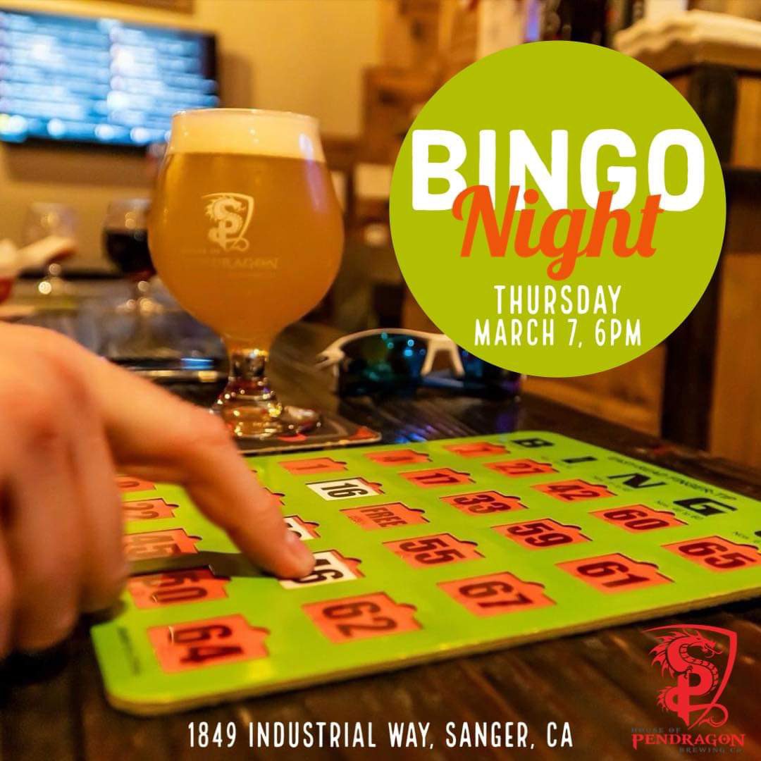 hopbeer's tweet image. Join us Thursday at Sanger Brewery for a night of excitement and flavor! Get ready to shout “BINGO!” and indulge in mouthwatering sushi creations. 🍣✨ Win big while enjoying a delicious array of sushi rolls expertly crafted just for you.#BingoAndSushi #Sanger #ThursdayNightFun