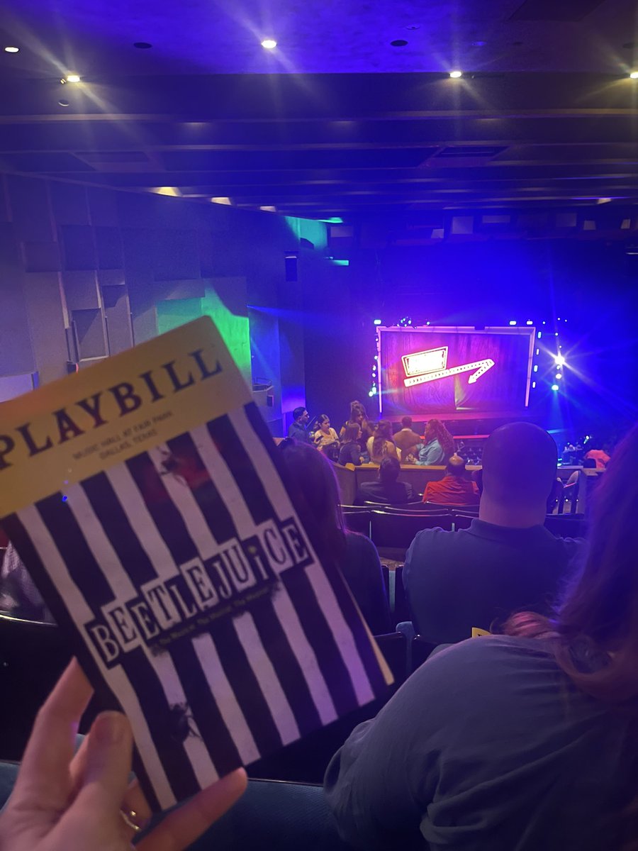 Go see theatre!! 
Pretty excited for this one!! #beetlejuice #musichallatfairpark