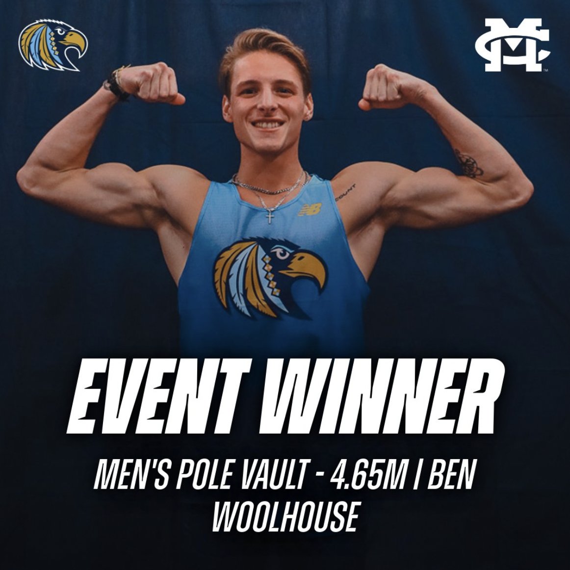 FOR THE WIN🥇

2024 GSC Indoor PV Champion Ben Woolhouse opens up his ’24 season with a WIN, winning the Men’s Pole Vault in a stellar 4.65 meters💯

#COTM💨
