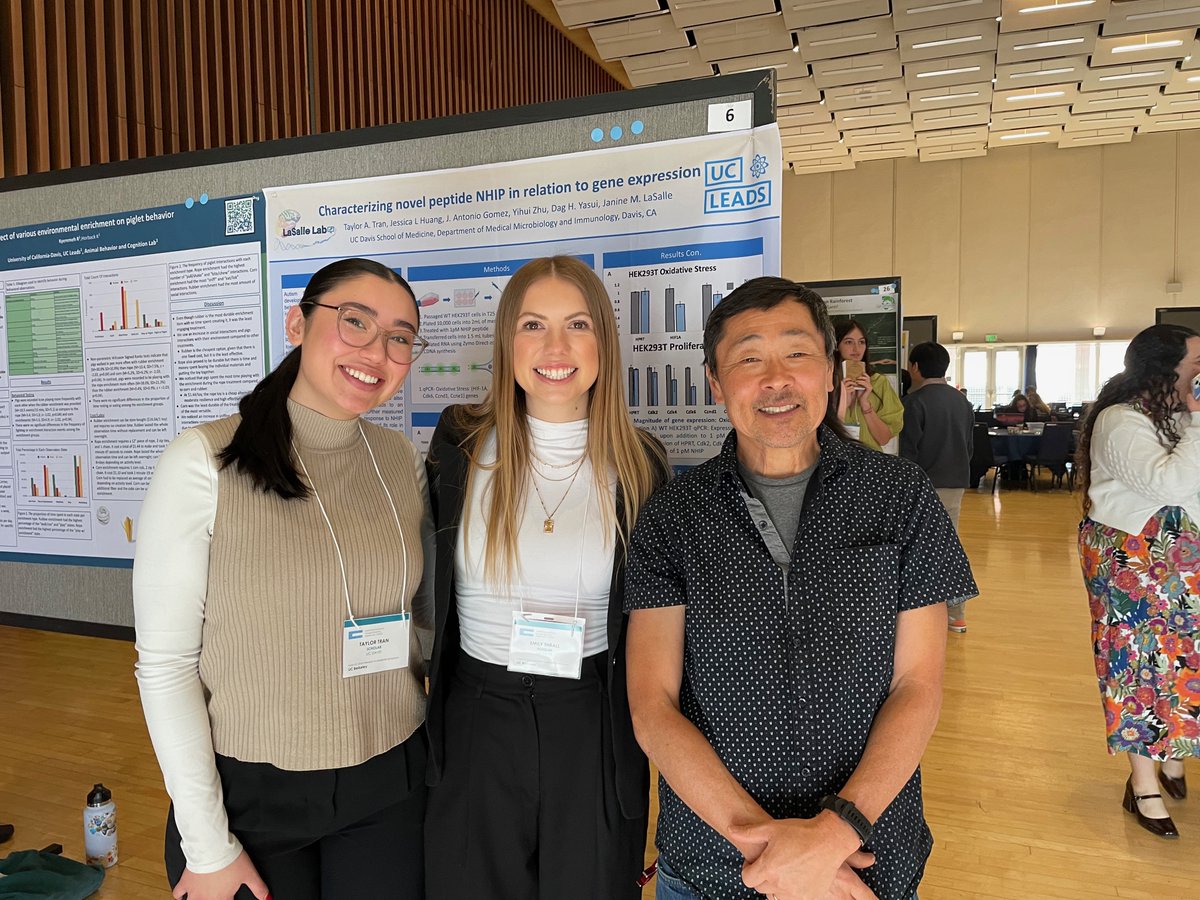 Wonderful presentations by Taylor Tran and Emily Thrall at UC LEADS Conference today! @jennifer_thrall @UCDavisGrad @ucleads @BMCDB @UCDavisGenetics