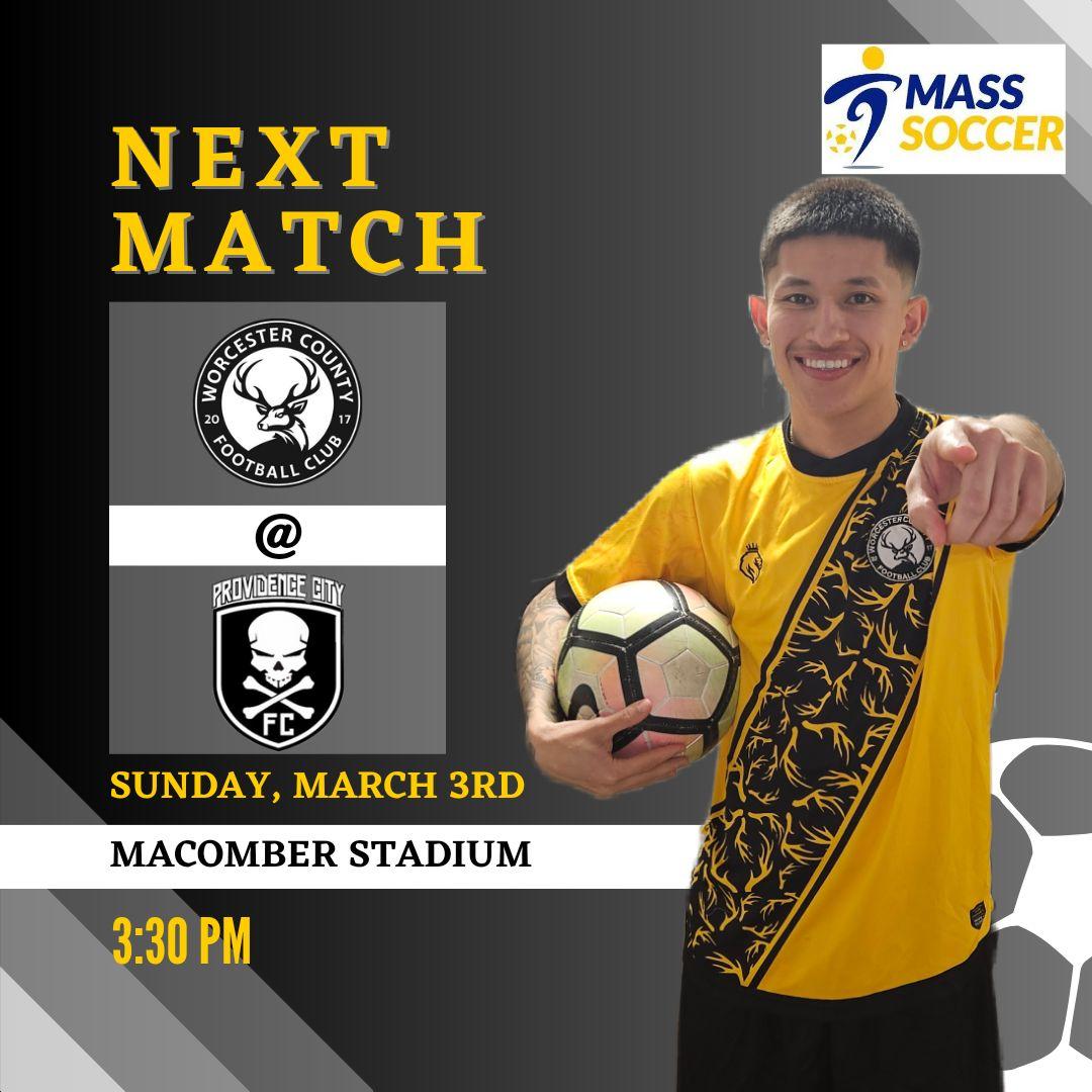 We kick off our 2024 campaign against one of the best!

📆 Sunday, March 3rd
🕛 3:30 PM
🆚️ Providence City FC
🏆 Werner Fricker Cup
📍Macomber Stadium, 964 High St, Central Falls, RI 02863

 #UpTheStags #COYS