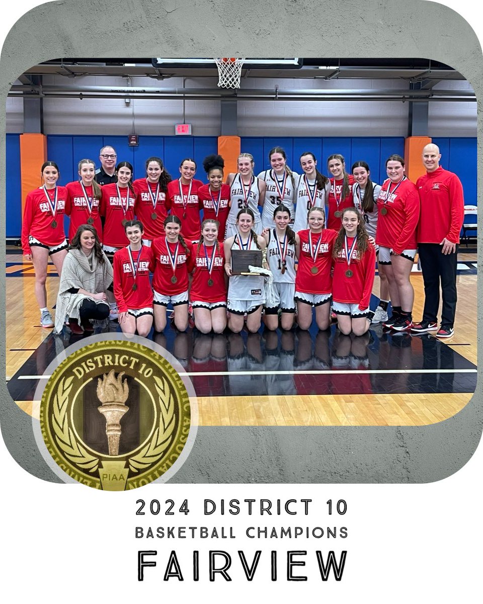 Congrats to Fairview - 2024 District 10 AAAA Girls Basketball Champions!

This is the 2nd straight D10 title for Fairview! 

🏀 🏆🥇🔟