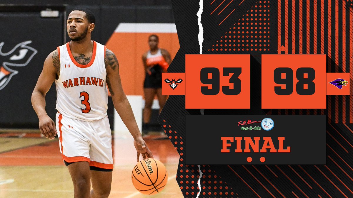 Tough one on the road to wrap up the season. Thanks for your support all season long, Warhawks! 📊: Anderson - 21p/6r/5a Gaston - 17p/7r/5a/3s/1b Rhodes - 13p/13r #WeAreAUM