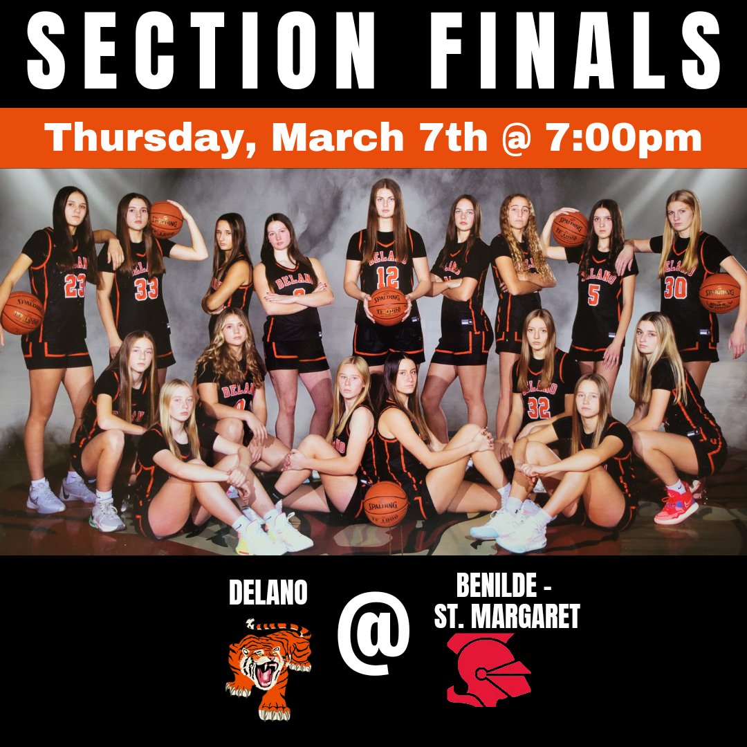 🧡🖤🐅🏀61-48 win vs Orono today...way to battle 'til the end💪🐅🏀 
‼️📢‼️Plan ahead to cheer on the Tigers next Thursday @ Benilde