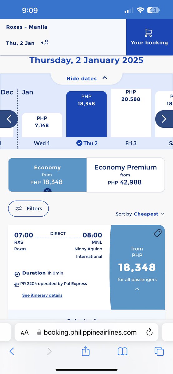 khaleenchi_u2's tweet photo. @flyPAL are you sure ito tlga ang rate nyo domestic?! are you kidding me?! daig pa intl flight ah.tsk tsk https://t.co/UtTvFLleRv