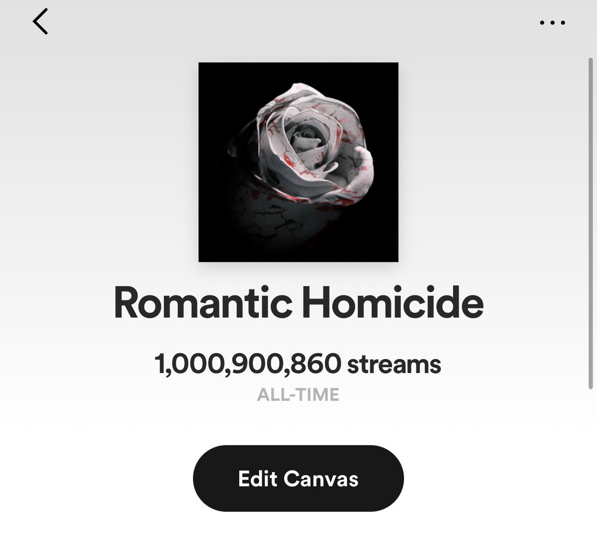a song i made on my iPhone hit a billion streams today… thank you guys so much i love u omg 😭❤️