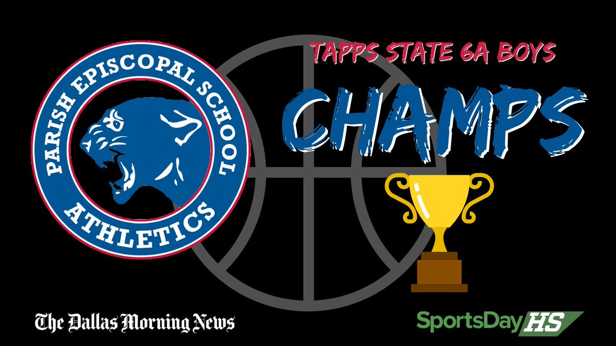 And the NEW TAPPS 6A boys basketball state champion is...

Parish Episcopal! 🏆

To finish off a magical season, the program captured its first state crown with a win over John Paul II on Saturday. 🏀

More here: dallasnews.com/high-school-sp…