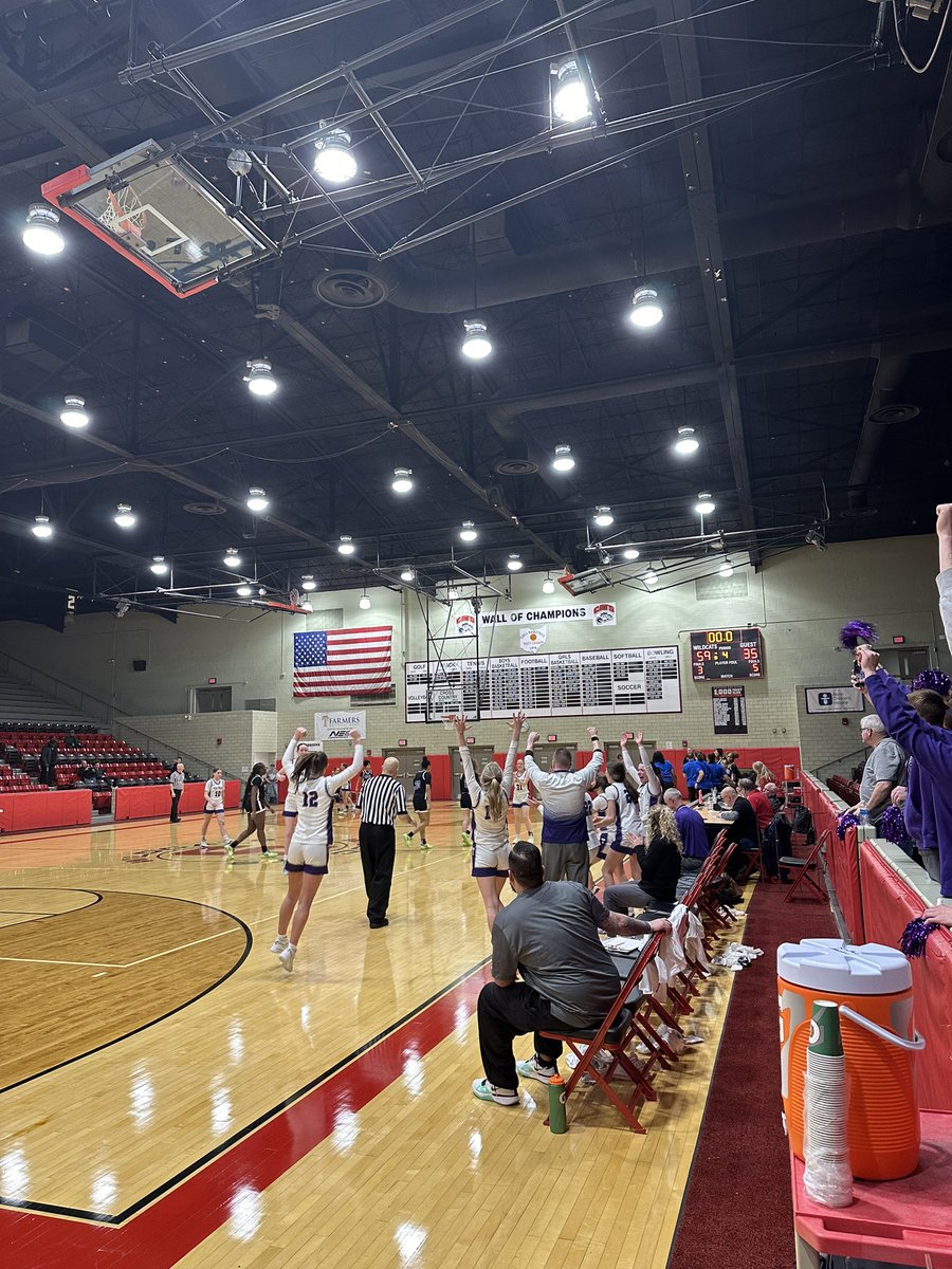 For the first time in school history, the Lady Titans are District Champs! They defeated Trinity 59-35 to win the Struthers District. Great job ladies and coaches!