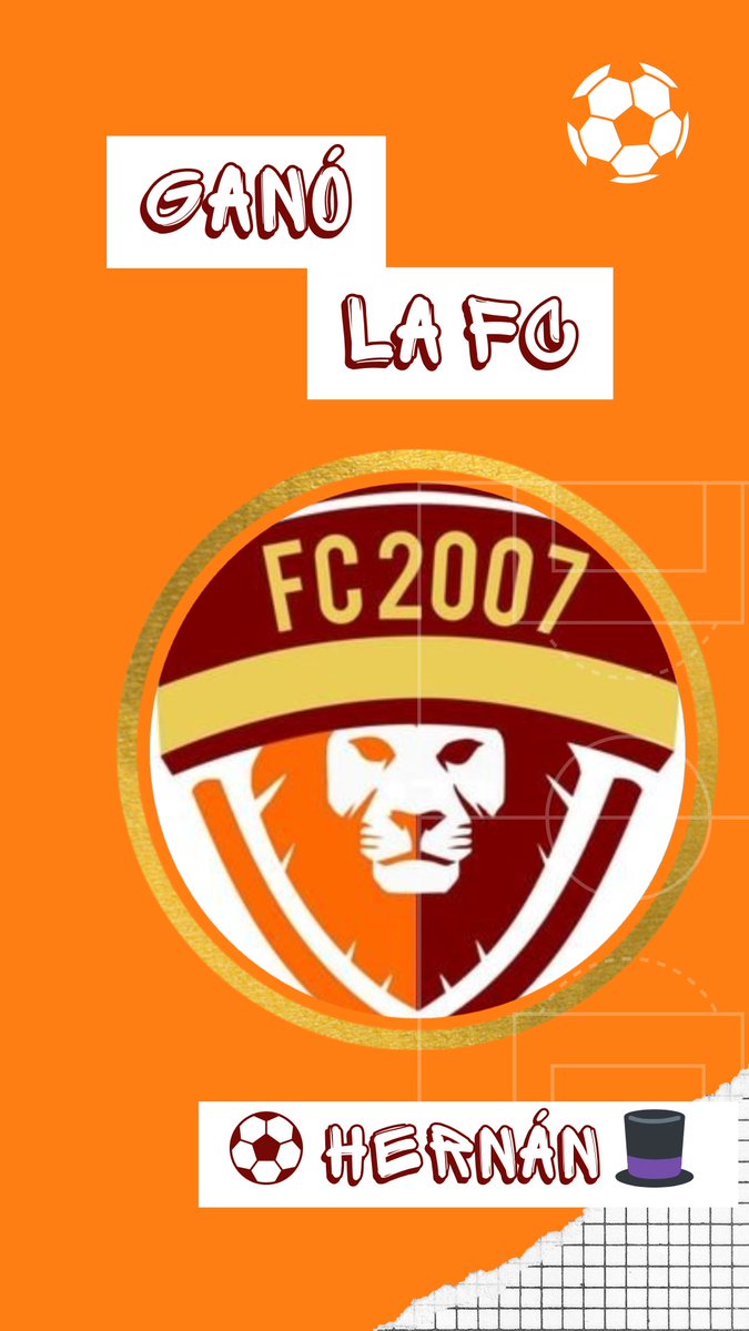 FC2007Oficial's tweet image. FT:
@exacasjoficial
#Apertura2024
#Fecha2
@FC2007Oficial 1-0 @exa2003
⚽️ Hernán 🎩

Durísimo partido tuvieron Los Leones que supieron ser pacientes para marcar el solitario tanto que los ubica en el lote de los punteros 🔝

#VamoLaFC ❤️‍🔥
#VamosLeones 🦁
#DestinoLaGloria ⭐️