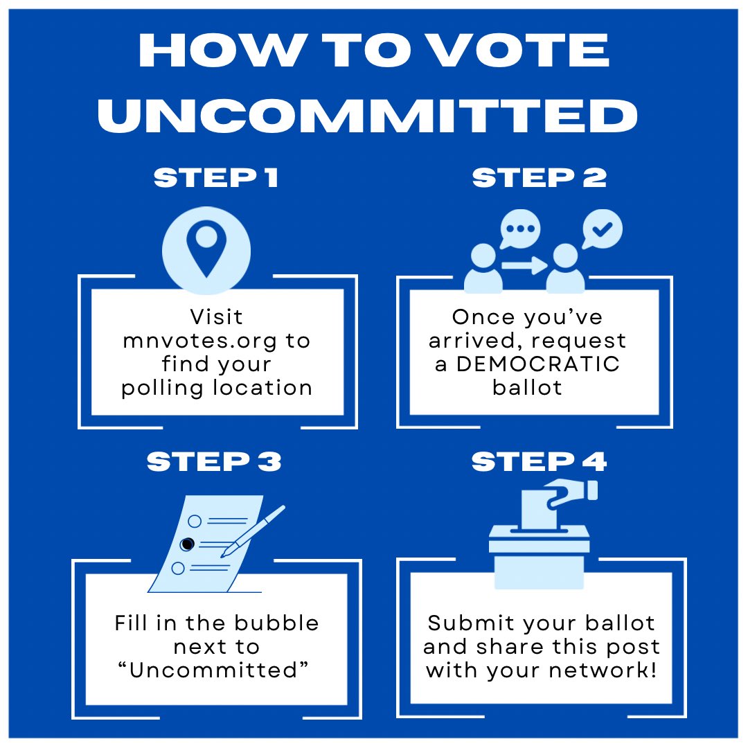I am voting uncommitted for permanent ceasefire. Are you?