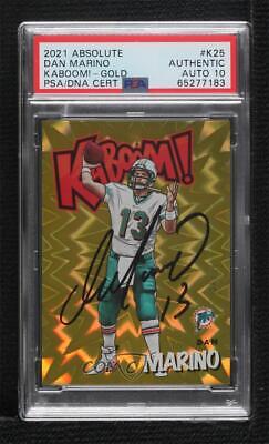 CardboardFeed's tweet image. 2021 Panini Absolute Kaboom! Gold 8/10 Dan Marino #K25 PSA/DNA Auto 10 GEM MT #ad #thehobby cardpromoter.com/2024/03/02/foo…