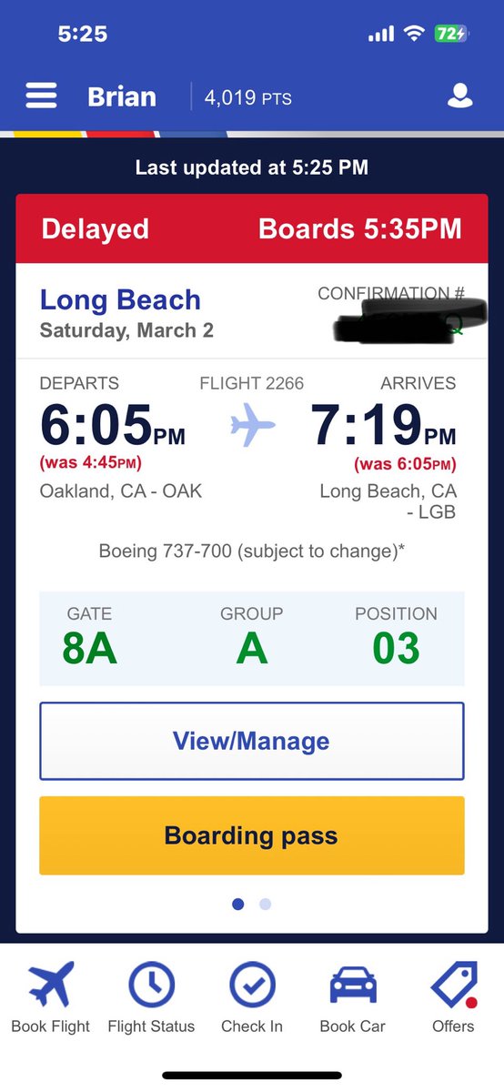 bwbaduske's tweet image. RIDICULOUS!! Normally ⁦@SouthwestAir⁩ is reliable but NOT WHEN I NEEDED them to be on time! They completely screwed me up!! Lost MONEY!! Their tardiness cost me some good money!! #upset #nothappy #lossmoney