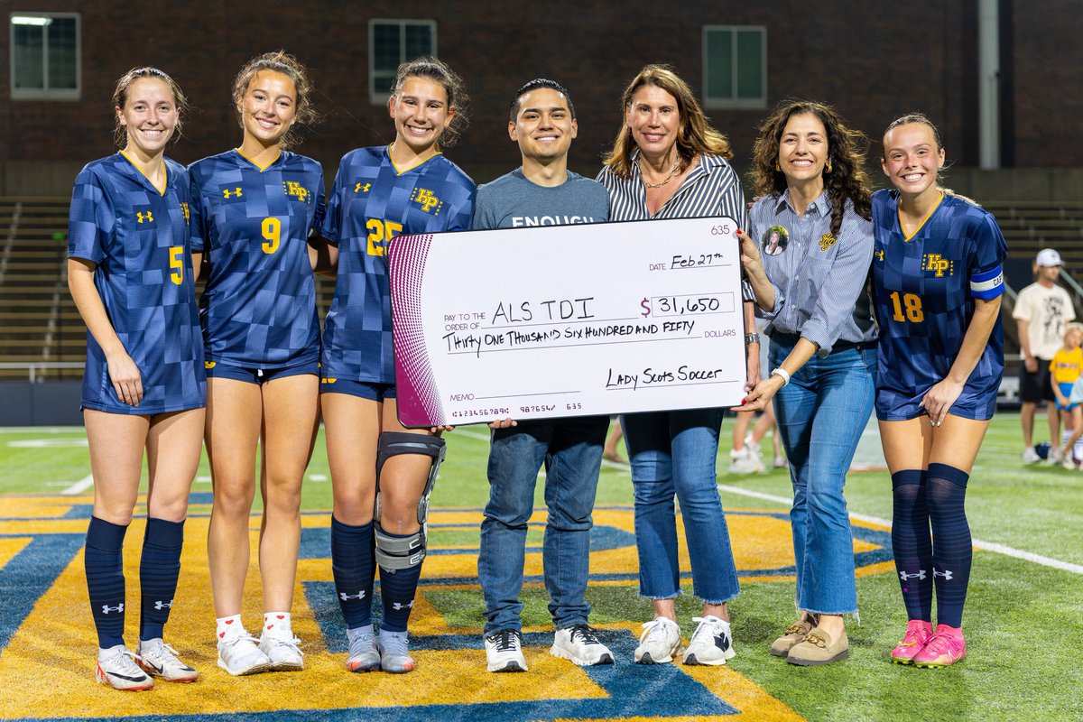 We are beyond grateful for all the support for this year's charity night for <a href="/ALSTDI/">ALS TDI</a>. Over $31,000 was raised to honor one of our captain moms who was recently diagnosed. Thank you Dr. Ibarra who also has ALS from UTSW for attending #oneTEAM #KickitUpaNotch