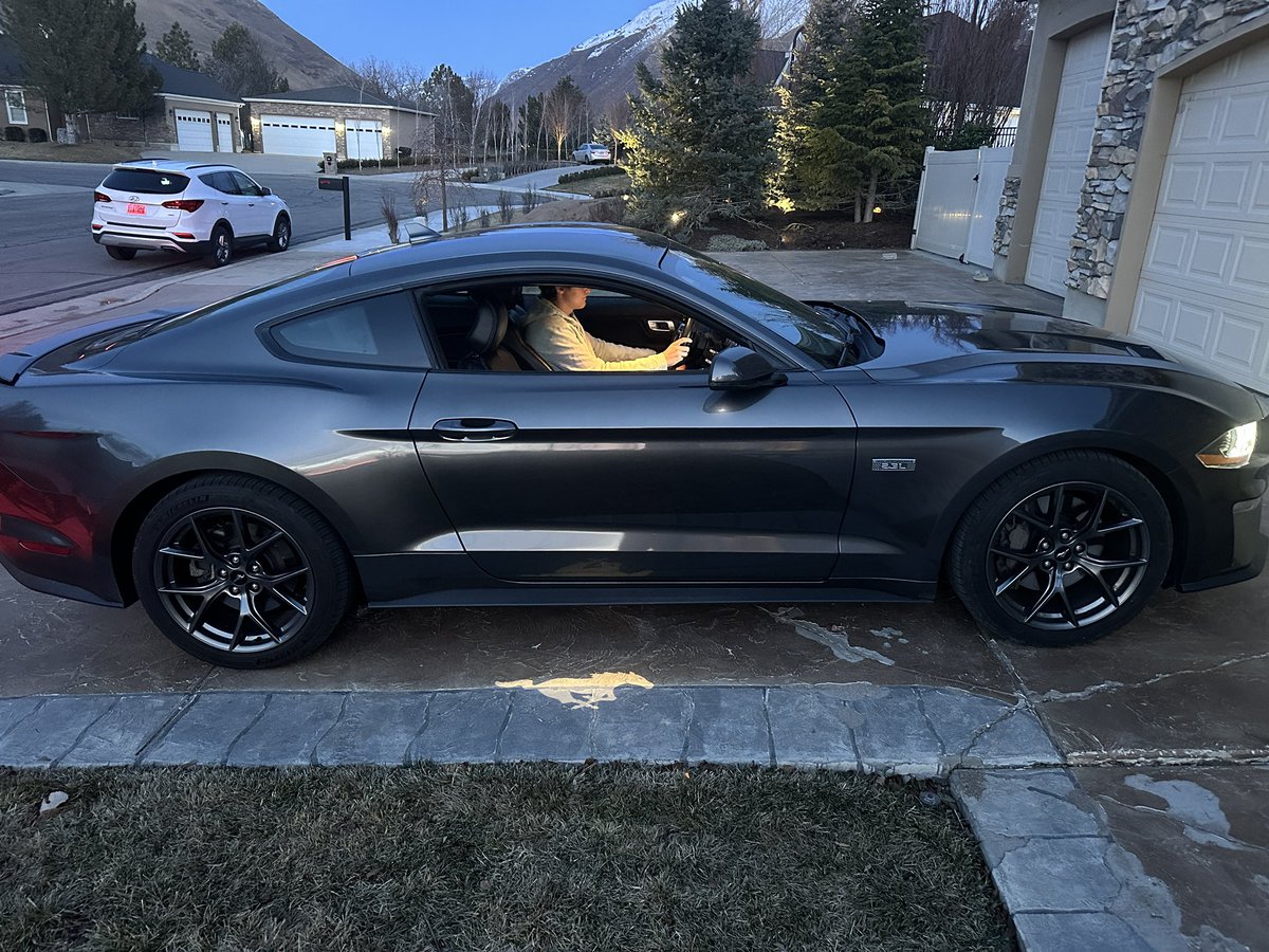 For those wondering why I’d buy my 18yr old son a 330hp Mustang, well, he’s been given months to live and can’t work long enough to buy one himself. His comment on the way home, “ Dad, I’m going to squeeze a few extra months of life just to be able to drive this.” #cancersucks