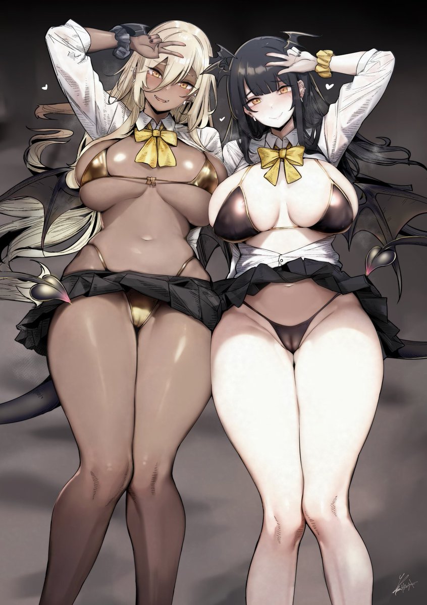 #イラストと描いた人 