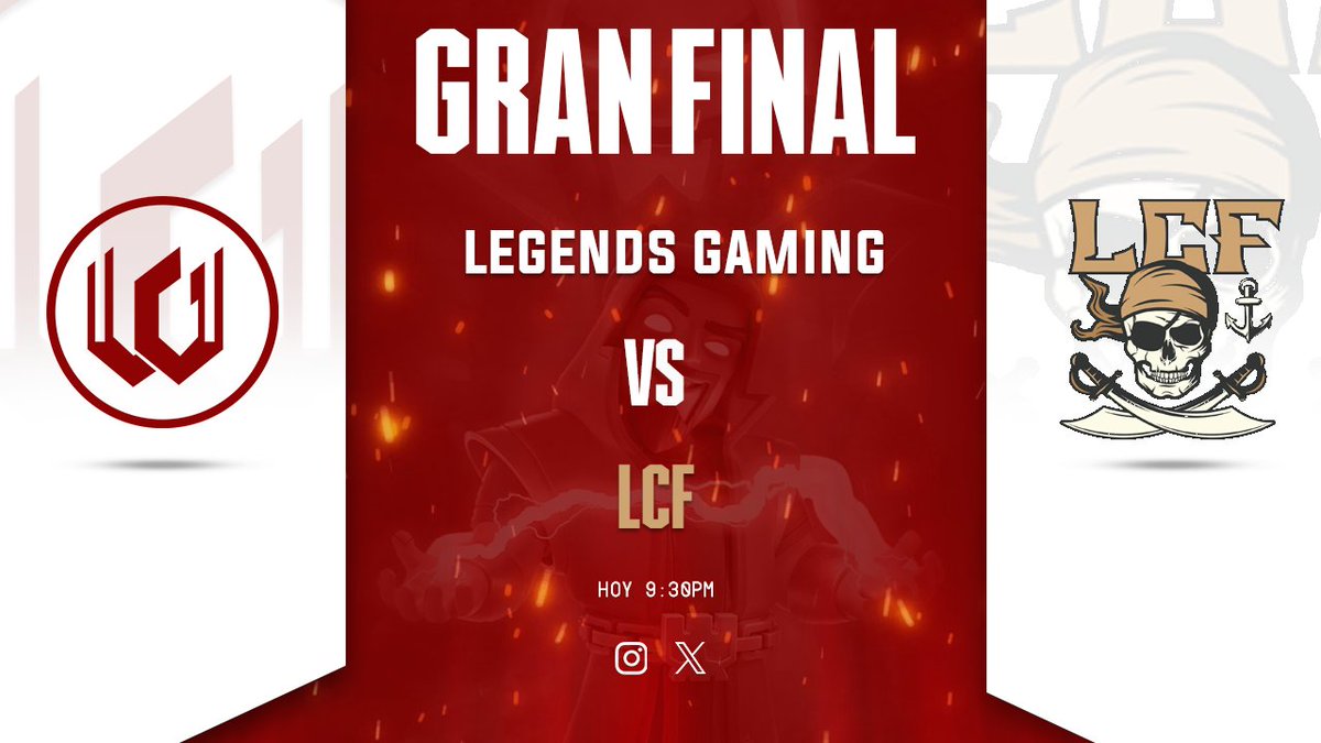 Señores y Señoras, Amigos y Amigas hoy se juega Clash Royale.
Hoy se juega la Final de la <a href="/LPCRpa/">LPCRpa</a>.
Acompañamos en el canal de <a href="/elpana507xd/">elpana507xd🇵🇦</a>.
Esperamos el apoyo hoy a las 9:30 PM.
#golegends