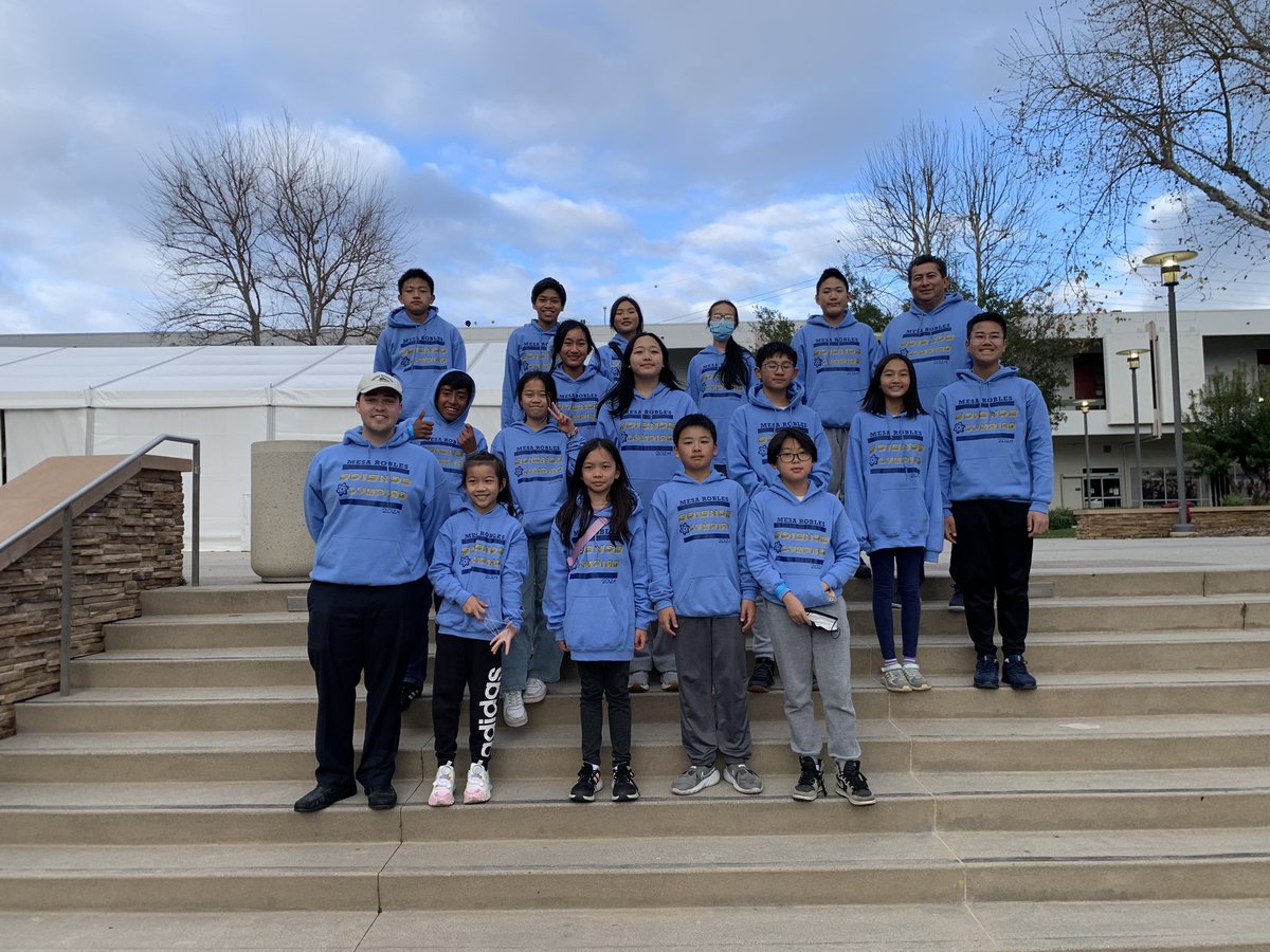 2024 Middle School Science Olympiad Team! Having a fantastic time at the LACOE Regional Competition @ Río Hondo College.