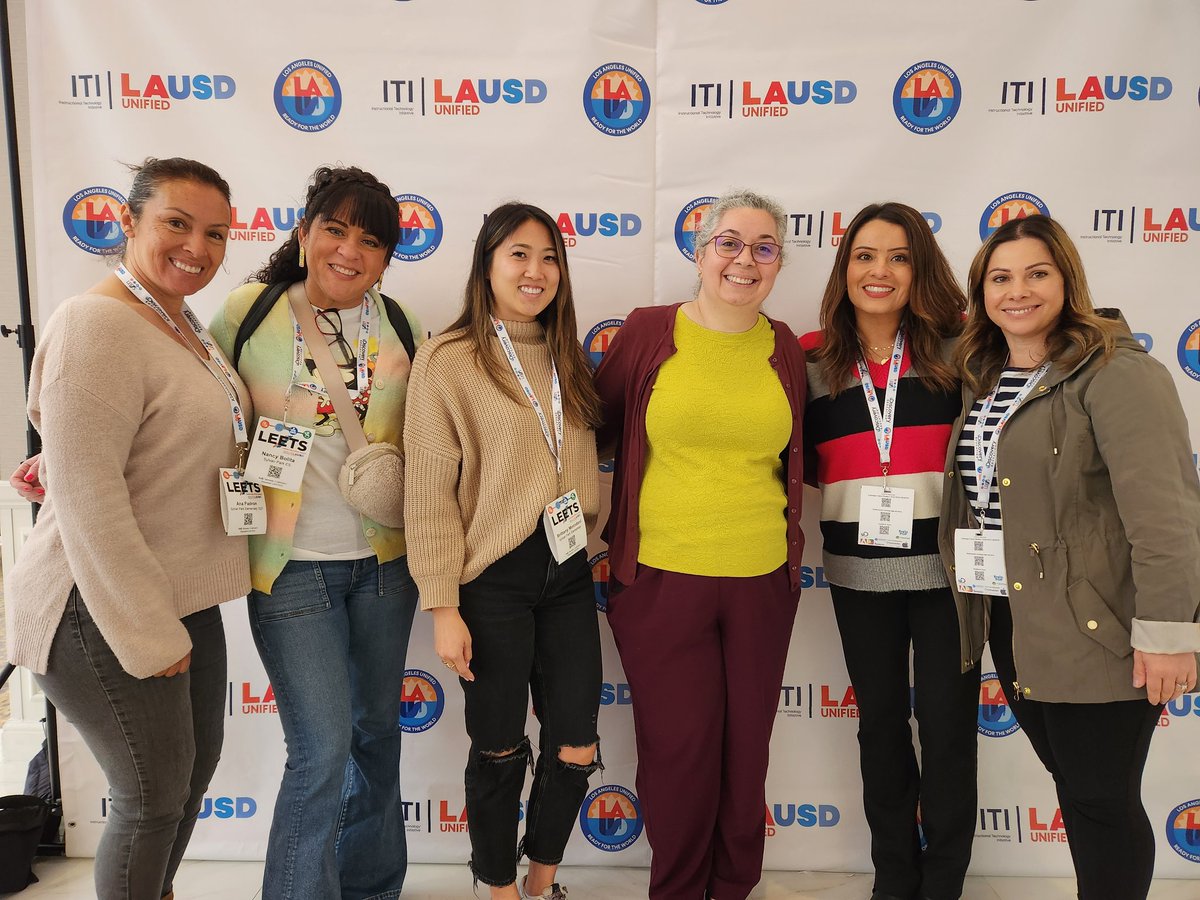 Great day of learning at #LEETS24. Thank you @ITI_LAUSD and @SMMendoza123 for an amazing opportunity to learn about using technology for social good! #teams #teachers #princiPALS @LASchoolsNorth @LASchools @LAUSDSup @LAUSD_Achieve @FrancesBaez10 @DiscoveryEd @canva @AdobeExpress