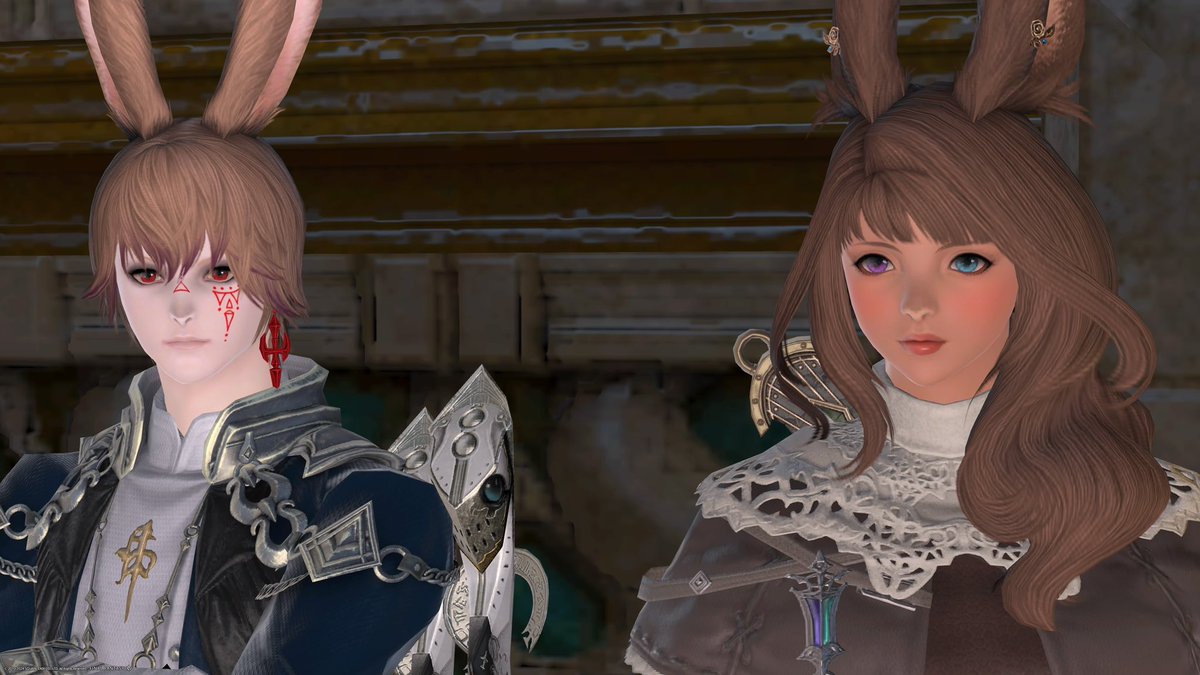 賢者のクエ面白かった！
ロイファ君がイケうさだったのでいろんな角度から撮ったやつ置いておきますね

#FF14 #賢者 #ヴィエラ