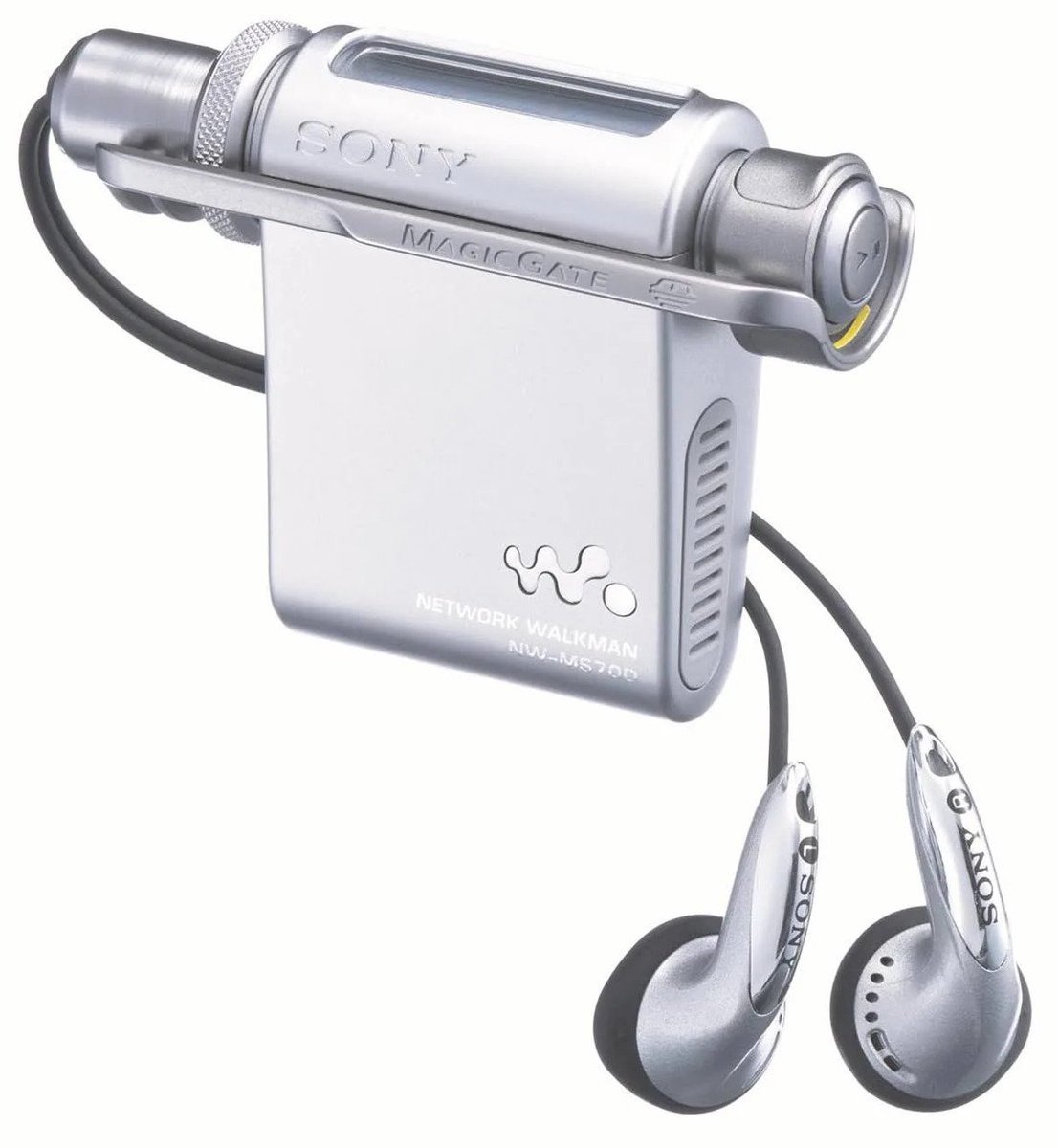 In 2003, Sony unveiled the NW-MS70D, a compact digital music