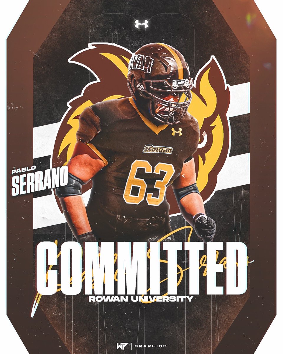 Beyond grateful and blessed to announce my commitment  to further my athletic and academic career at Rowan University. I want to thank my coaches, teammates, friends and especially my family for helping me get here your support has meant the world to me. #AGTG 
GO PROFS! 🟤🟡