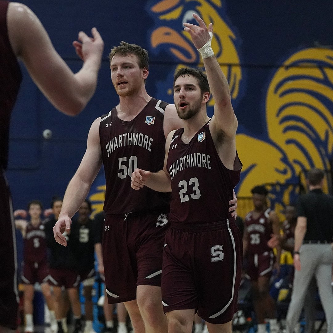 SwatAthletics's tweet photo. Left this program better than they found it 👏

Thank you to seniors Vinny DeAngelo and Michael Caprise! https://t.co/dlBOxKKavo