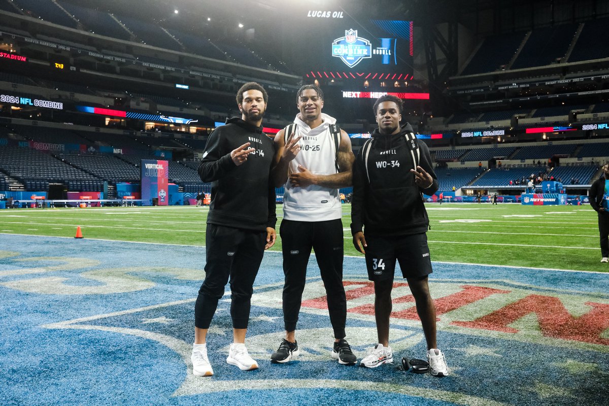 long way to go, we already came far. ♾✌️ @BrendenRice @CALEBcsw @tahj_washington #NFLCombine on @nflnetwork